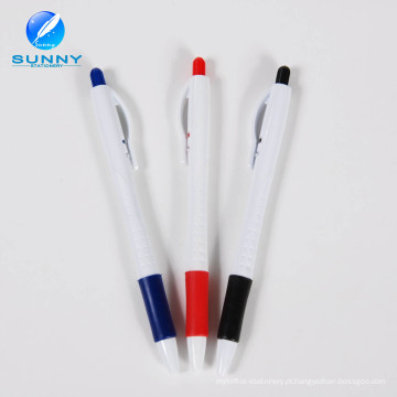 Canetas promocionais canetas de plástico